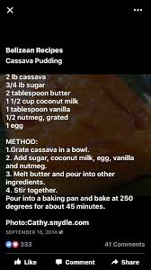 Belizean Recipe Belize Food Belizean Recipes