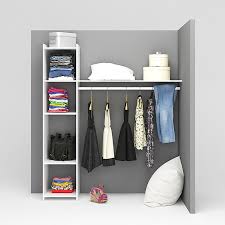 Vous recherchez un site qui vous guide, vous conseille sur. Kit Dressing Pole Coloris Blanc H 180 X L 120 X P 40 Cm Castorama