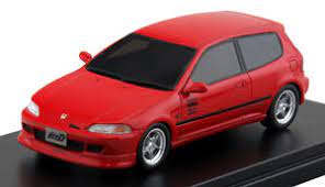 The civic along with the accord and prelude comprised hondas vehicles sold in north america until the 1990s when the model lineup was expanded. Shingo Syouji Eg6 Civic Diecast Car Hobbysearch Diecast Car Store