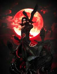 Llevaba el anillo escarlata (朱, shu) en el. In Stock Model Palace Studio Naruto Akatsuki Itachi Uchiha 1 7 Resin Statue