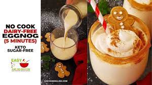 How To Make Eggnog Dairy Free Eggnog Recipe Youtube