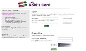 I applied for a kohl's store card last night and was declined.what? Mykohlscharge Com How To Access My Kohls Credit Card Account