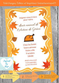 Invitation Diner Annuel Action De Grace Invitation Thanksgiving Telechargement Instantane Invitatio Thanksgiving Invitation Editable Invitations Invitations