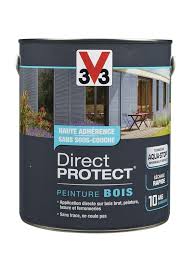 La peinture bois ultra protect syntilor protège et décore toutes les boiseries extérieures et intérieures. Peinture Bois Direct Protect Satin Anthracite Ral 7016 2 5 L V33