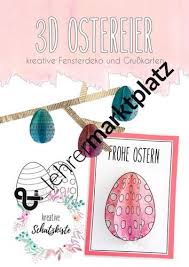 Panda ist von anderen diensten der universität abhängig. 3d Ostereier Basteln Ostern Fensterdeko Grusskarten Diy Unterrichtsmaterial In Den Fachern Fachubergreifendes Kunst Ostereier Basteln Kartenvorlage Osternest Basteln