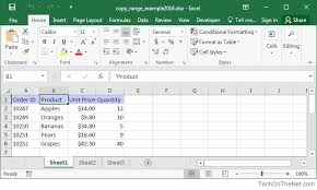 Hold down the ctrl key on the. Ms Excel 2016 Copy A Range
