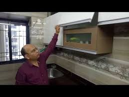Modular Kitchen Mumbai Laminate Finish On Marine Ply Hettich Tandem Drawers Pratham Kitchen Youtube Modular Kitchen Cabinets Kitchen Hettich