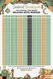 Jadwal puasa 2019 merupakan suatu bagian yang tak akan pernah lepas dari nama indonesia , dimana dengan kalender 2019 yang berisi jadwal puasa sampai 1 bulan berikut, anda bisa mengetahui penanggalan untuk awal mulai puasa, hari raya idul fitri, dan pastinya liburan nasional. Inilah Jadwal Imsakiyah Ramadhan 2020 Terlengkap Untuk Kota Madiun Times Indonesia