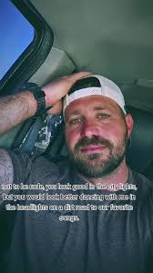 on The Dirt Road in Headlights