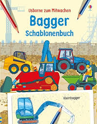 Bagger Schablonenbuch Usborne Zum Mitmachen Pdf Download Marleeaato