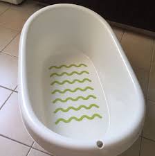 The soft inflatable material not only comforts your baby, but it also helps to keep them from not slipping. To Bless Ikea Baby Bathtub Babies Kids Bathing Changing Bathtub Bath Accessories On Carousell
