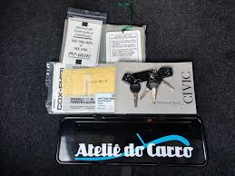 Atelie Do Carro Honda Civic Ex 1994 3ª Dona Desde 2001 Rara Procedencia Teto Solar Interior Bege