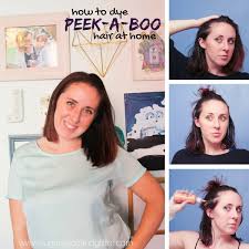 Let's finish the list of peekaboo highlights with the classic purple pop of color on black hair. How To Dye Peek A Boo Hair Sugar Spice And Glitter