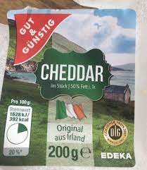 Cheddar käse ist der beliebteste käse der welt. Cheddar Gut Gunstig 200 G