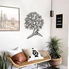 Decoration Metal Arbre De Vie En 2020 Decoration Decoration Murale Metal Decoration Maison