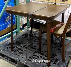 Don't forget to download this costco folding chairs and table for your home improvement reference, and view full page gallery as well. Stakmore Wood Folding Table Now At Costco Frugal Hotspot