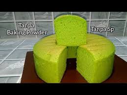 Kue tanpa baking powder mengembang tidak. Resep Bolu Pandan Tanpa Sp Tanpa Baking Powder Hasilnya Mengembang Sempurna Dan Lembut Youtube