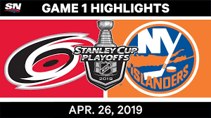 Love this game so far. Nhl Highlights Hurricanes Vs Islanders Game 1 April 26 2019 Youtube