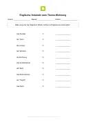 Was heißt wasserhahn auf englisch? Arbeitsblatt Englisch Vokabeln Zum Thema Wohnung