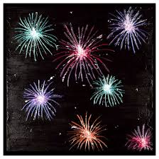 Fireworks Acrylic On Canvas Canvas Painting Diy Firework Painting Painting Canvases