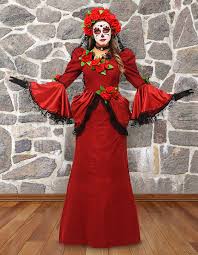 Day of the dead flower headpiece mantilla veil sugar skull costume. Sugar Skull Day Of The Dead Costumes