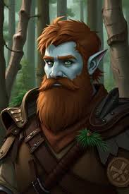 Firbolg, Ranger, Short Beard, In a fo..."