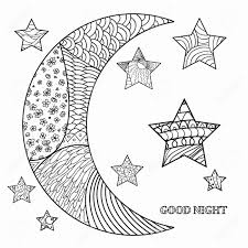 Use the download button to find out the full image of night sky. Night Sky Coloring Pages Coloring Home