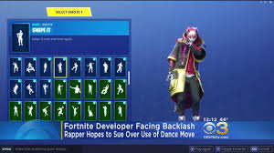 Fortnite news (patch notes, etc.) fortnite: Rapper Suing Fortnite Maker For Allegedly Sampling Popular Dance Move In Game Cbs Philly