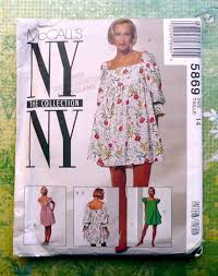 Mccall S 5869 Women S Babydoll Dress Pattern Babydoll Dress Pattern Babydoll Dress Dress Sewing Pattern
