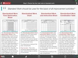 healthcare standard work