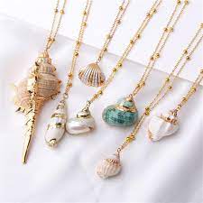 Phnom Penh Conch Shell Necklace Beach Pendants Womens Necklaces Seashell Necklace