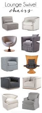 Friday Favorites Lounge Swivel Chairs Cuckoo4design Swivel Chair Living Room Leather Swivel Chair Living Room Seating Area