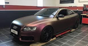 The audi a5 is a series of compact executive coupe cars produced by the german automobile manufacturer audi since march 2007. Audi A5 Sparkling Berry Matt By Pwf Lp Foil De