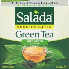 Fred Meyer Salada Decaffeinated Pure Green Tea Bags 40 Ct In 2021 Pure Green Tea Decaffeinated Green Tea