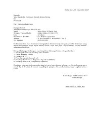 Skill yang harus dimiliki untuk melamar di posisi it. 8 Contoh Surat Lamaran Kerja Di Pt Hwi Jepara 8000 Cute766