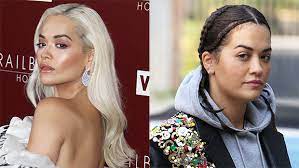 The keeping up with the kardashians star dyed her hair platinum blonde for the first time in march 2015, after revealing her husband, kanye west, had been asking her to go blonde for a while. Rita Ora S Dark Brown Hair Makeover Pics Hollywood Life