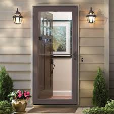 Andersen 36 In X 80 In 3000 Series Terratone Right Hand Self Storing Easy Install Storm Door With Oil Rubbed Bronze Hardware 3soezr36te The Home Depot La 2020 Stor