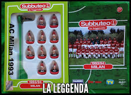 Ac Milan 93 Ac Milan Football Team Table Football