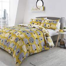 7 piece modern style yellow grey comforter set twin/twin xl size bed in a bag, elegant chevron pattern bold design cool luxury bedding, reversible solid crisp comfortable soft cozy comfy fitted sheets. Grey And Yellow Duvet Wayfair Co Uk
