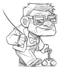 Quick Sketch Of One Of My Favorite Pixar Characters Drawing Cartoon Characters Cartoon Drawings Cute Drawings