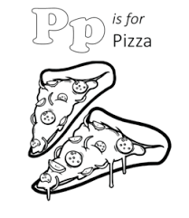Can you create the perfect pizza? Pizza Coloring Pages Playing Learning