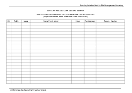 Dua murid baru sdn sumberaji. Buku Log Kehadiran Murid Ke Bilik Kaunseling 2018 Skms