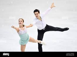 Alina Ustimkina & Nikita Volodin (RUS), MARCH 17, 2017 - Figure Skating :  ISU World Junior Figure Skating Championships, Pairs Free Skating at Taipei  Arena in Taipei, Taiwan. (Photo by AFLO SPORT Stock Photo - Alamy
