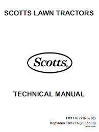 Scotts is a brand of lawn mower that was produced by john deere. John Deere S1642 S1742 S2046 S2546 Scotts Tractor Manual Tm1776