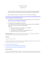 On the naturalization test, some answers may change because of elections or appointments. Https Resources Finalsite Net Images V1586133993 Brockton S6h01kv2znsjhkw9kzor Socialstudiespacketapril6 10 Pdf
