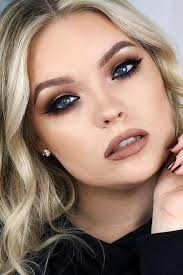 Choosing the correct shade of brown can enhance brown eyes better than any other color. Makeup Ideas For Blue Eyes Brown Eyeshadows With Shimmer And Black Arrows Briannafoxmakeup Via Wedding Makeup For Blue Eyes Blue Eye Makeup Wedding Makeup Tips