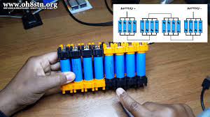 Diy Vruzend Lithium 18650 Lifepo4 12v Battery Pack 4s4p Batteries Diy Diy Electronics Electronics Projects Diy
