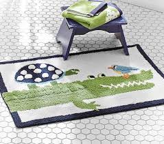 Super mario bath mat and bath buddy towel set. Alligator Kids Bath Mat Pottery Barn Kids