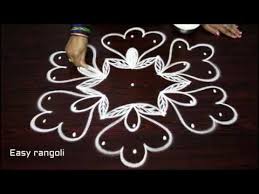 5x5 Dots Rangoli Designs Simple Kolam Designs With Dots Easy Chukkala Muggulu With Dots Youtube Rangoli Designs With Dots Kolam Designs Rangoli Designs