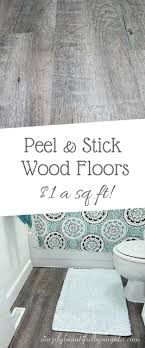 Peel And Stick Wood Look Vinyl Flooring Simply Beautiful By Angela Diy Flooring Peel And Stick Wood Easy Home Decor